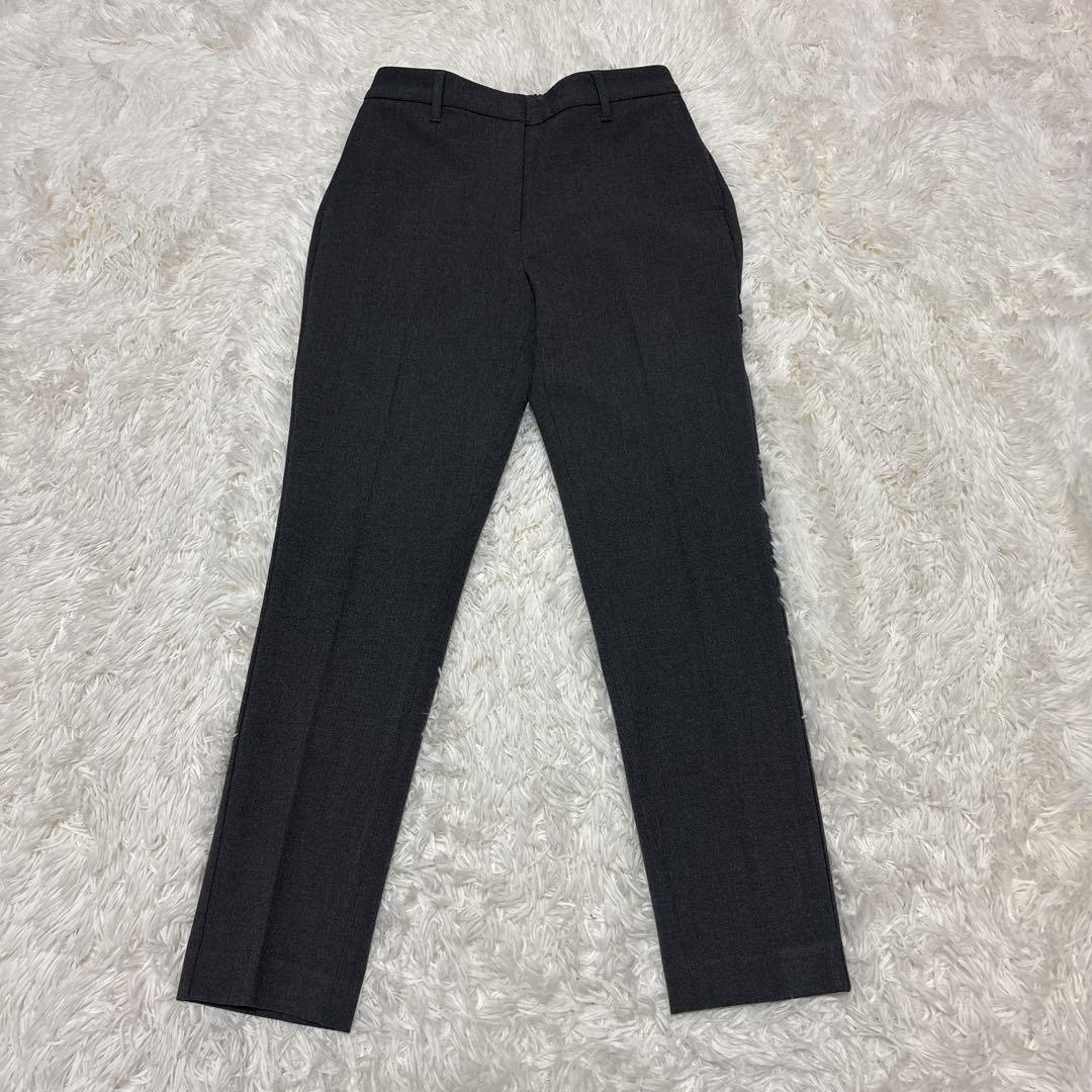 未使用に近い★プラステ　セットアップ　ノーカラー　ウォームリザーブ　XS　グレー