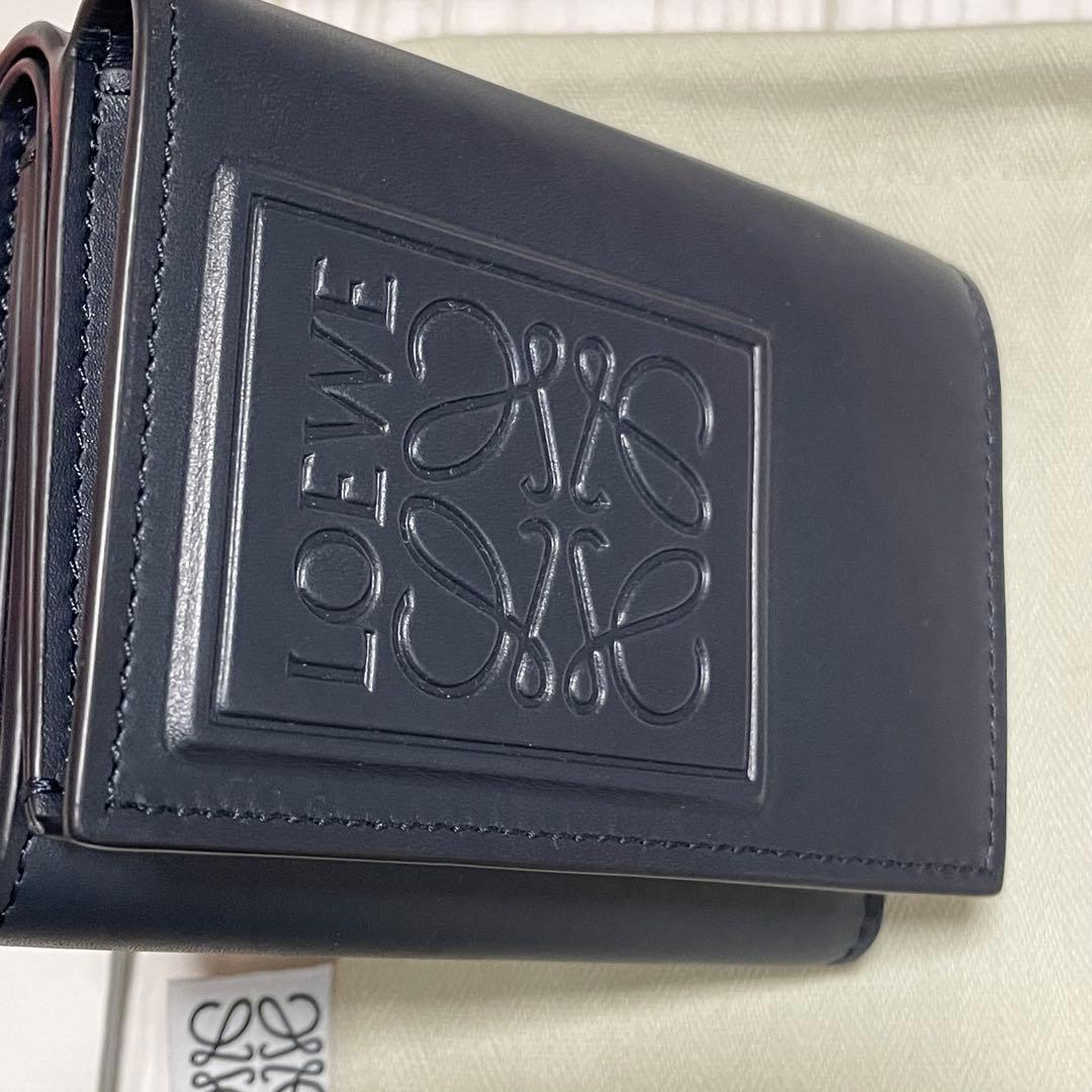 othello20jp☆LOEWEトライフォールドウォレットダークネイビー