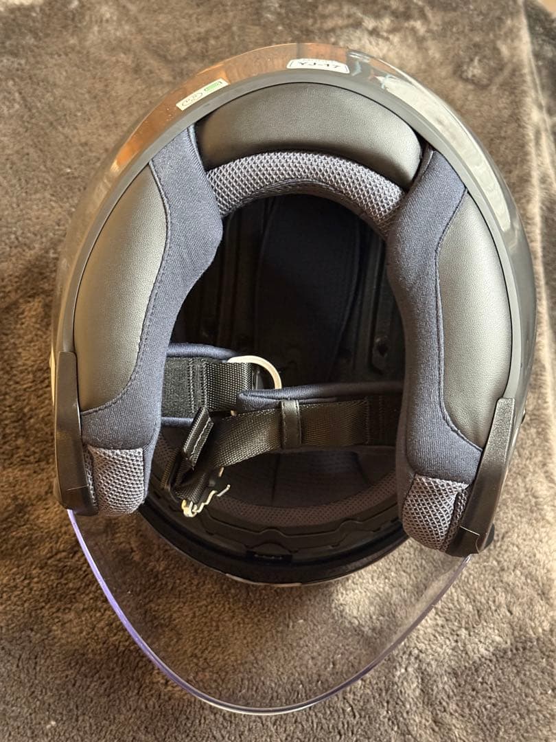 ZENITH YJ-17 ジェットヘルメット XXLダークメタリックシルバー