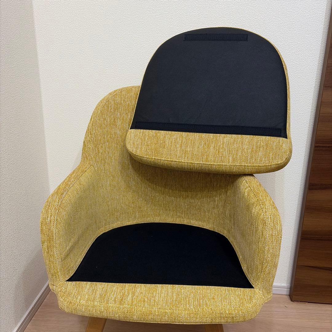 【azu】unico PIIVO(ピーヴォ)チェア　イエロー