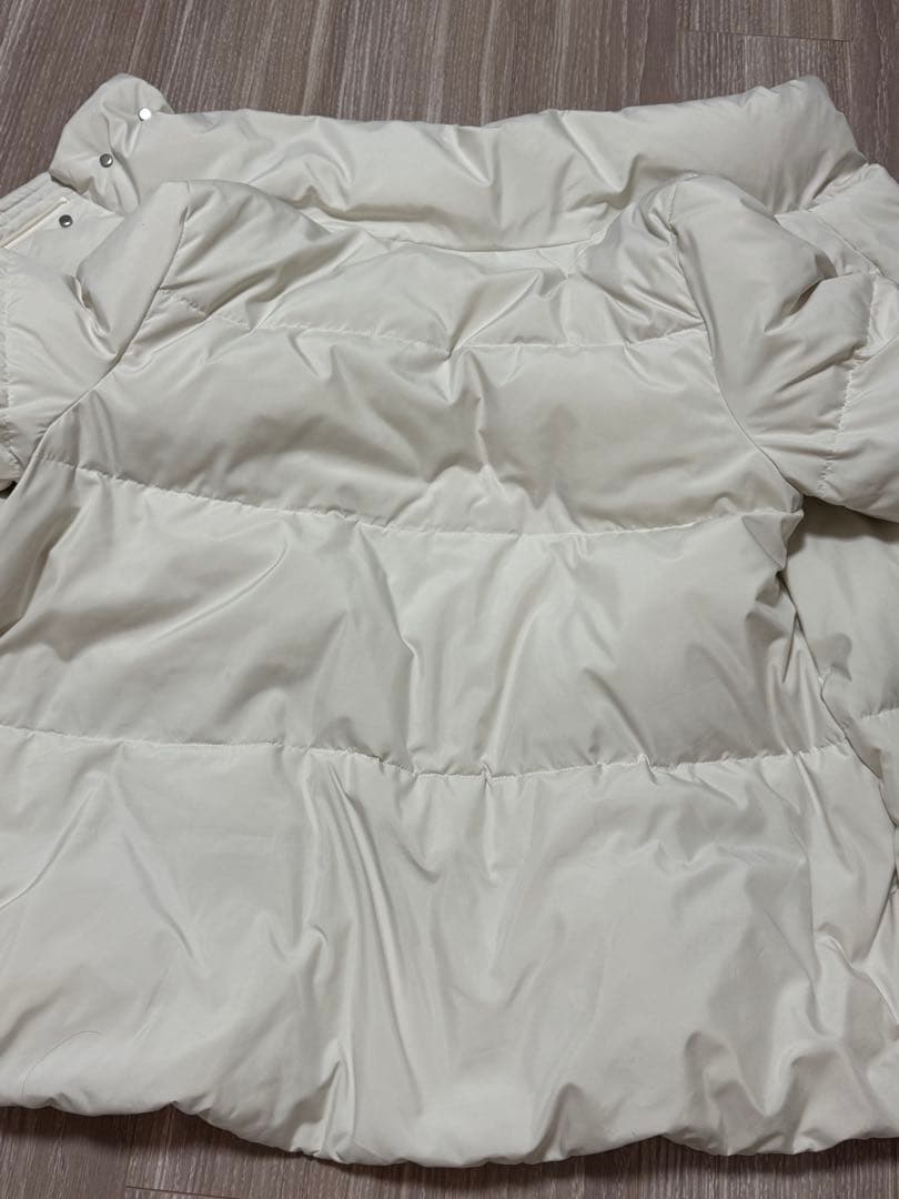 スタンドカラーダウン　S オフホワイト