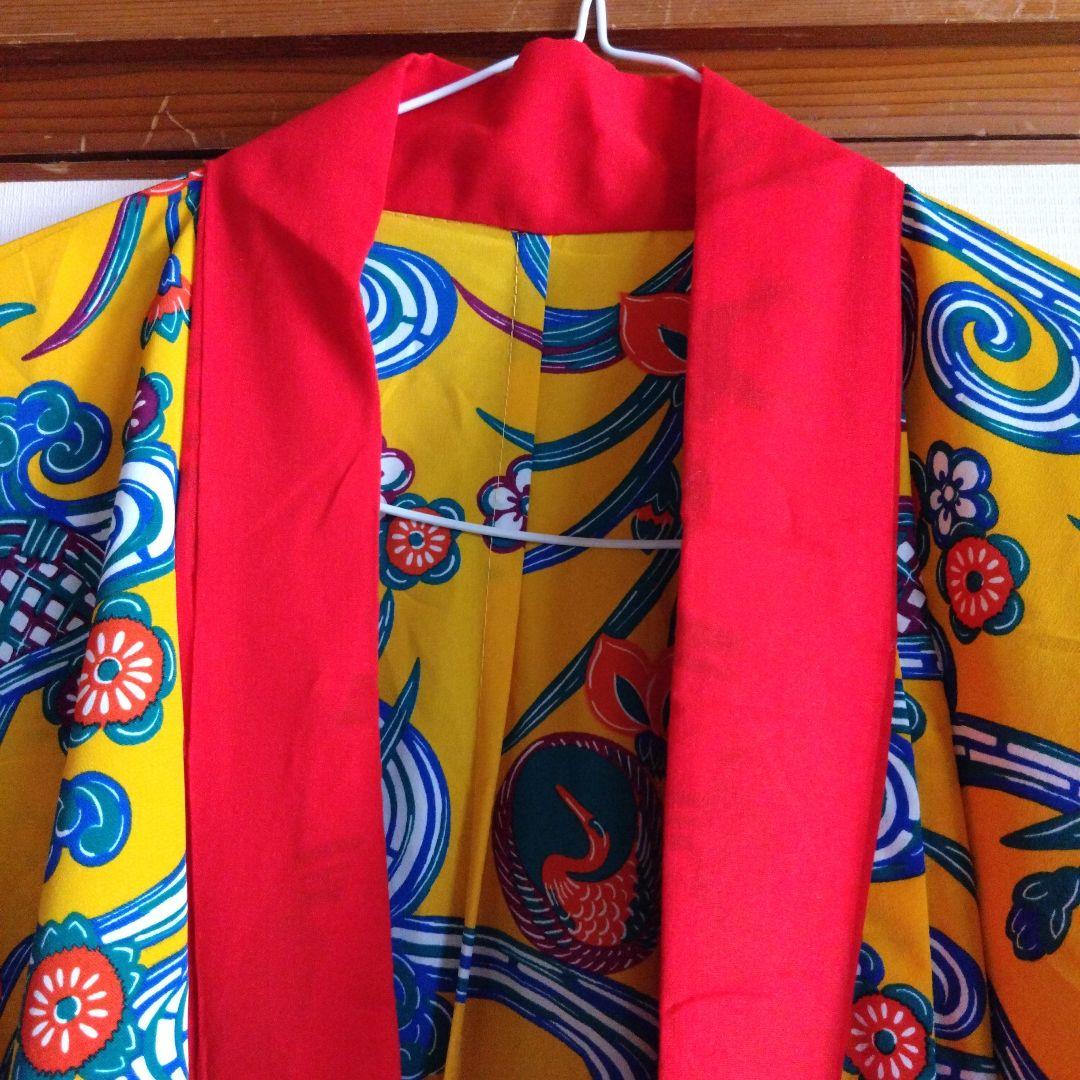 **sa-さん**①紅型模様　着物（裏地なし）　琉球舞踊　沖縄　民謡