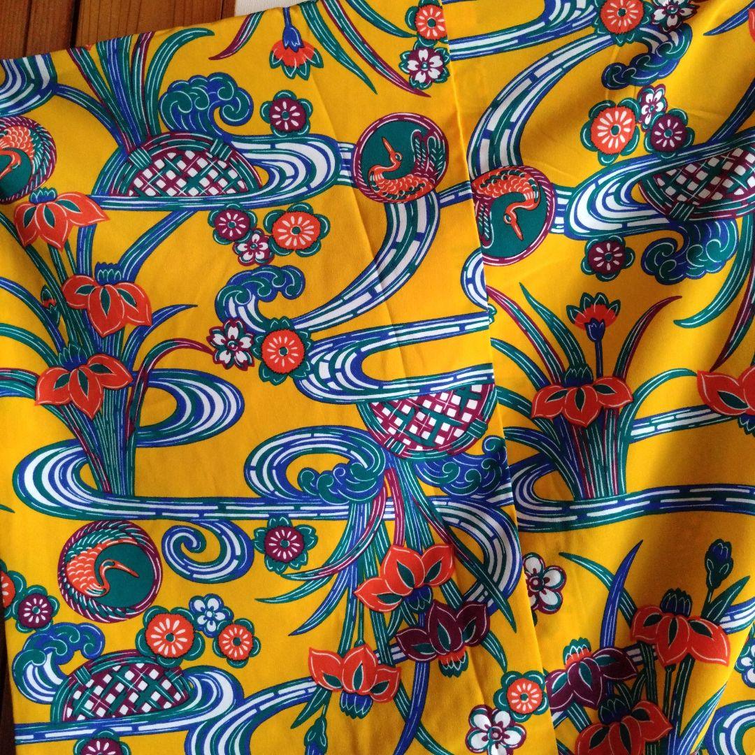 **sa-さん**①紅型模様　着物（裏地なし）　琉球舞踊　沖縄　民謡