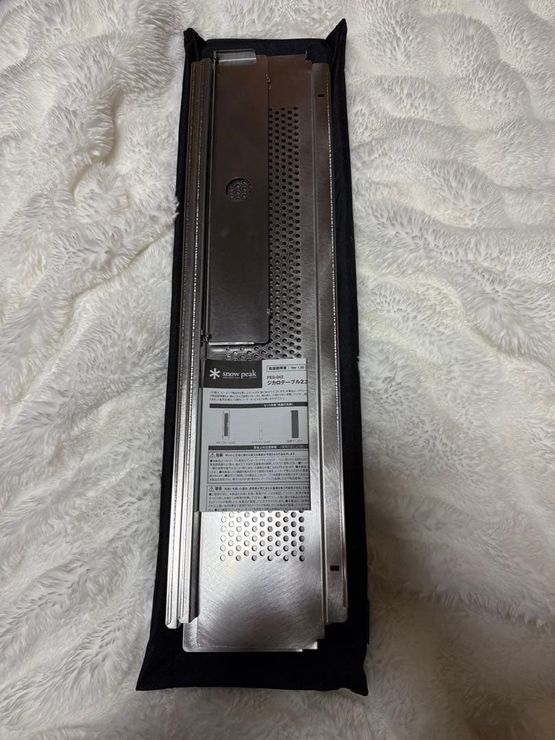 【新品未使用】スノーピーク　ジカロテーブル　2ユニット　ブリッジ　雪峰祭　限定品