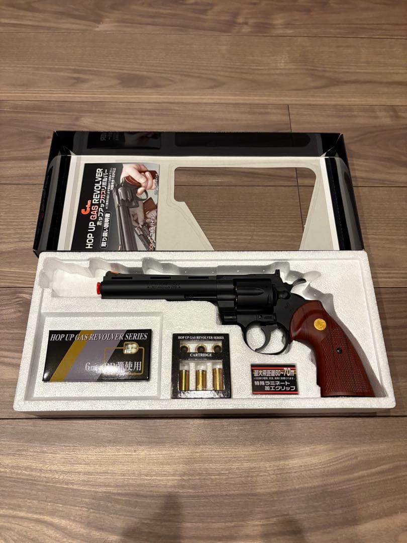 クラウンモデル コルトパイソンシリーズ コルトパイソン 357マグナム 6インチ