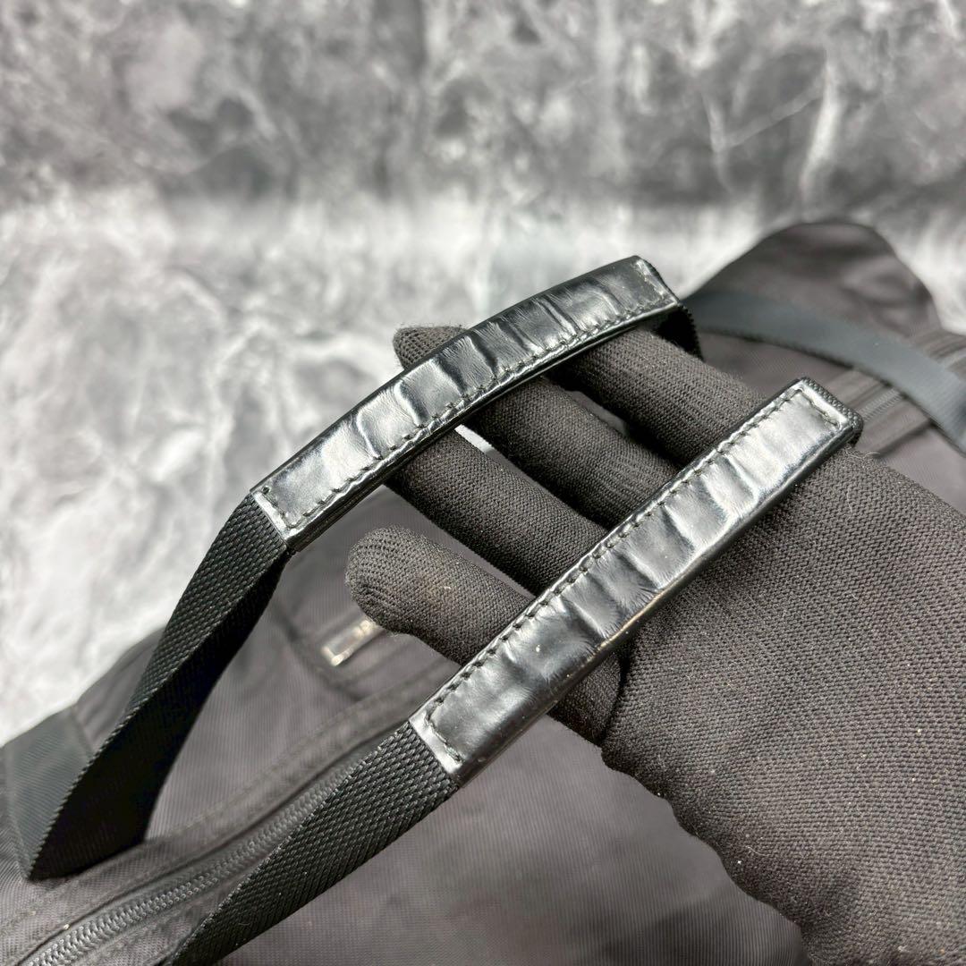 ✨美品✨GUCCI 2way ボストンバッグ ショルダー ロゴ レザー 黒