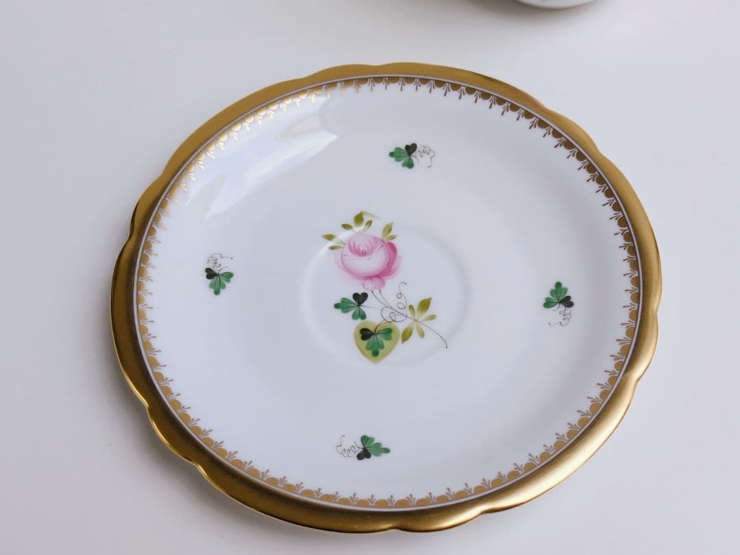 ✩希少品✩ヘレンド　ウィーンの薔薇　ゴールド　トリオ
