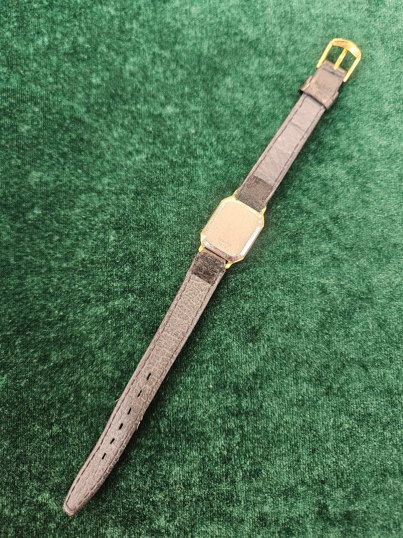 【OMEGA】オメガテヴィル De Ville クォーツゴールド腕時計 箱付！