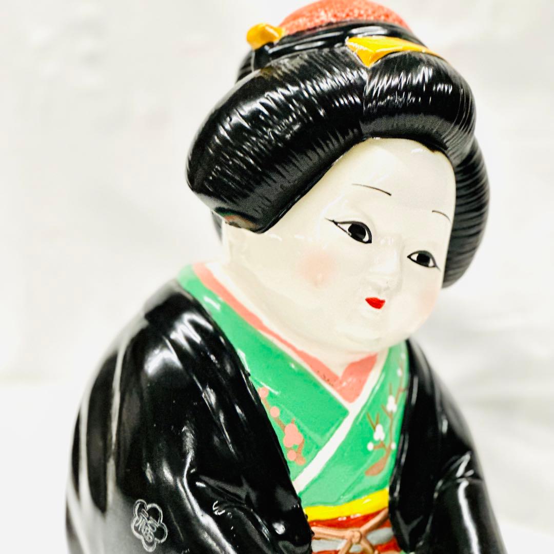 【縁起物】お福さんの置物