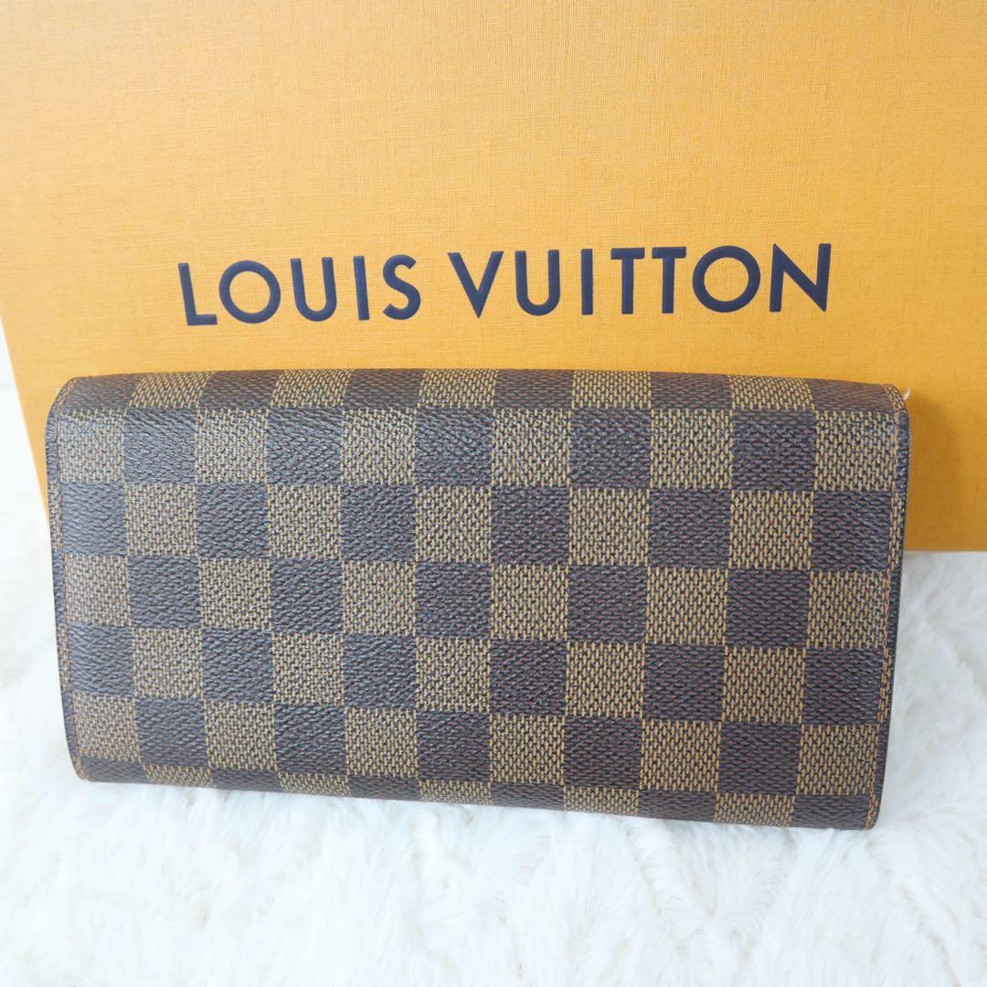 【美品】ルイヴィトン ☆ポルトフォイユサラ ダミエ 長財布　カード入れ10枚