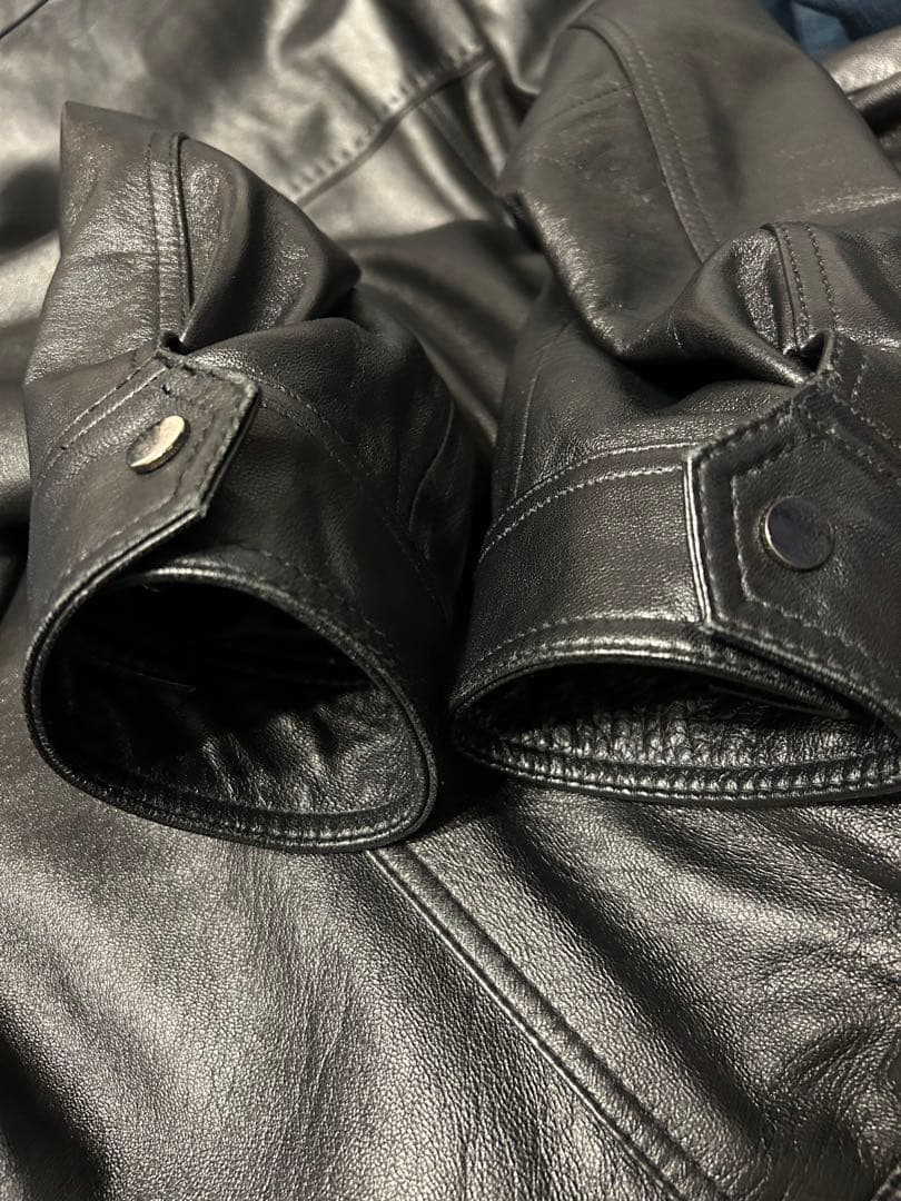 希少デザイン OHTLANCCI パッチワーク レザージャケット 本革　アウター