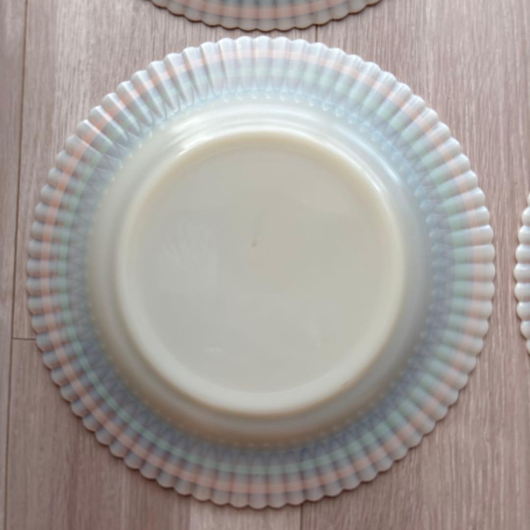 マクベスエバンス　パステルバンド　ディナープレート2枚セット　直径約23cm