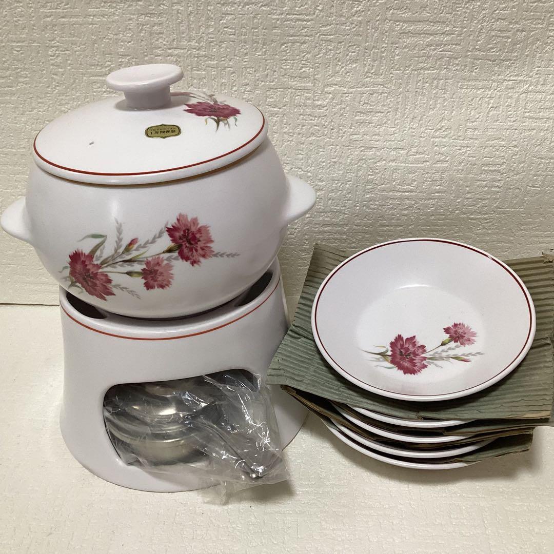 ノリタケ「プログレッション」チーズフォンデュセット