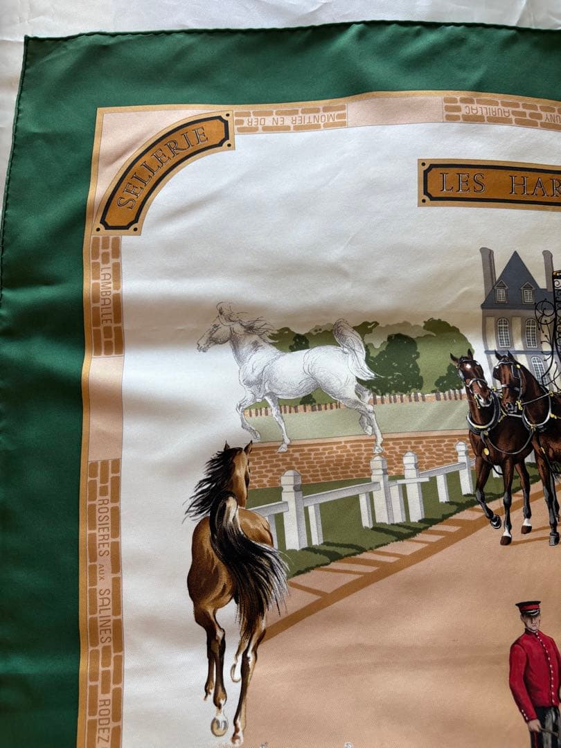 り*ん様 HERMES エルメス スカーフ LES HARAS NATIONAU