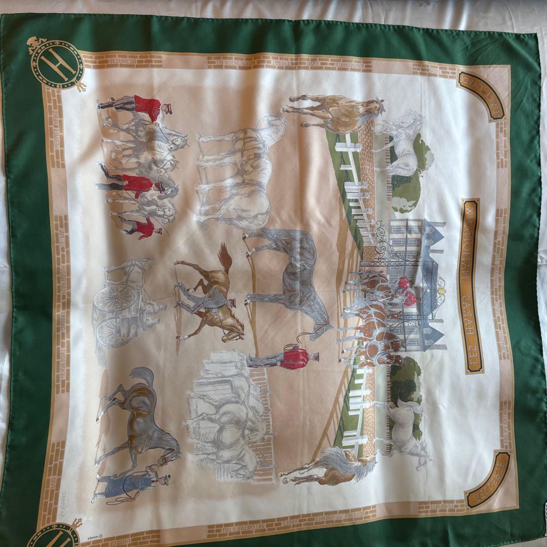 り*ん様 HERMES エルメス スカーフ LES HARAS NATIONAU