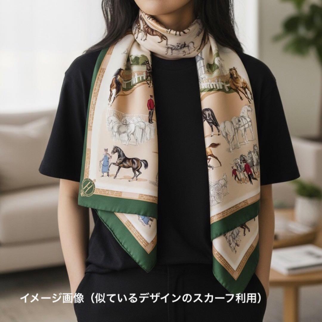 り*ん様 HERMES エルメス スカーフ LES HARAS NATIONAU