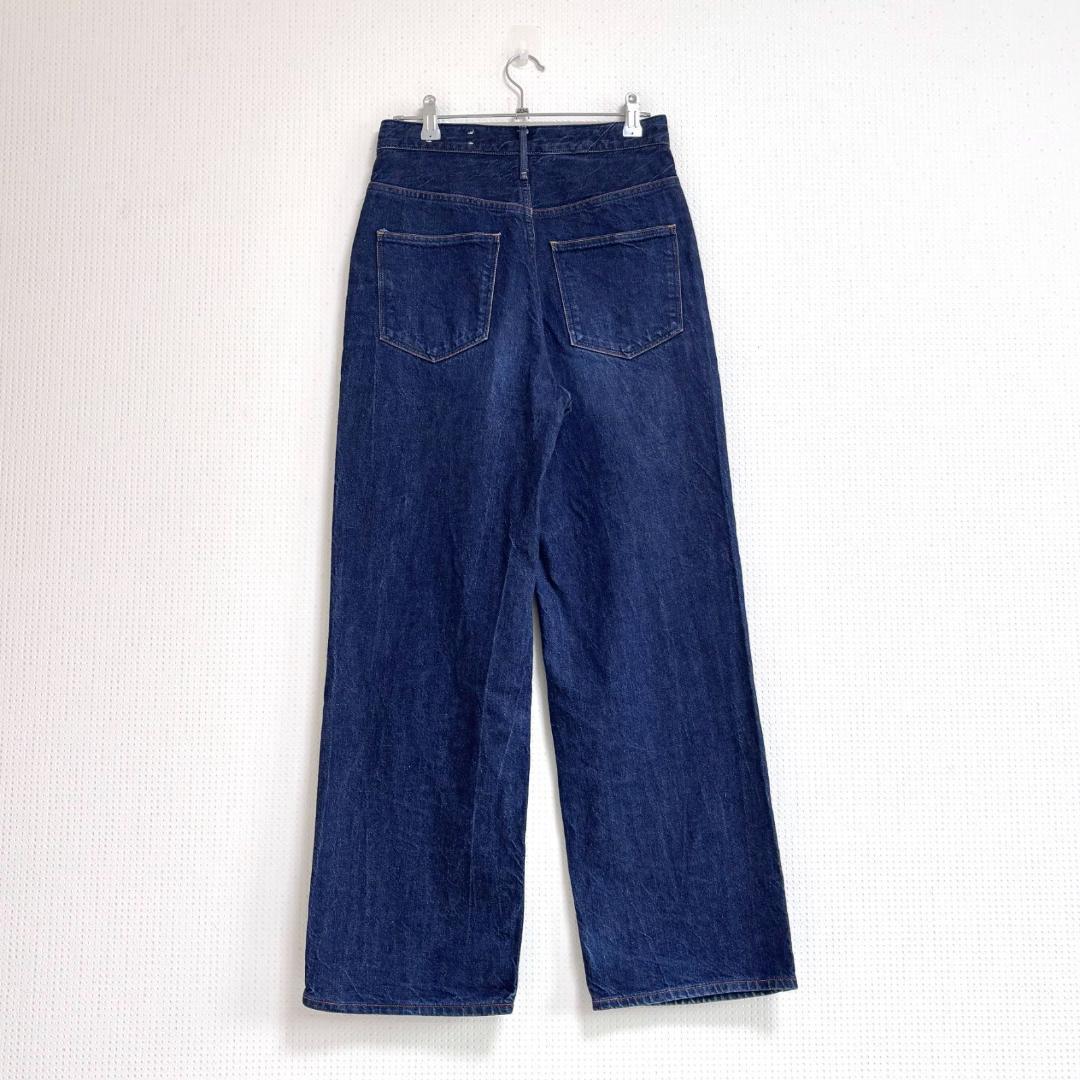 美品✨アッパーハイツ　THE NIECE デッド風 デニム　濃紺 23 ニース