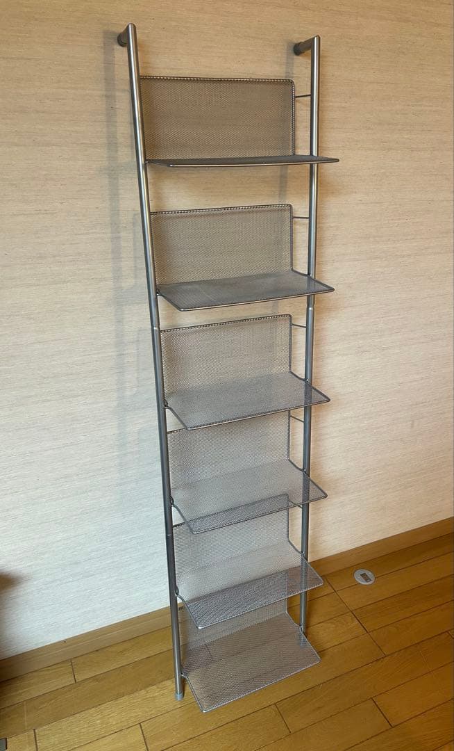 メッシュウォールシェルフ 6段