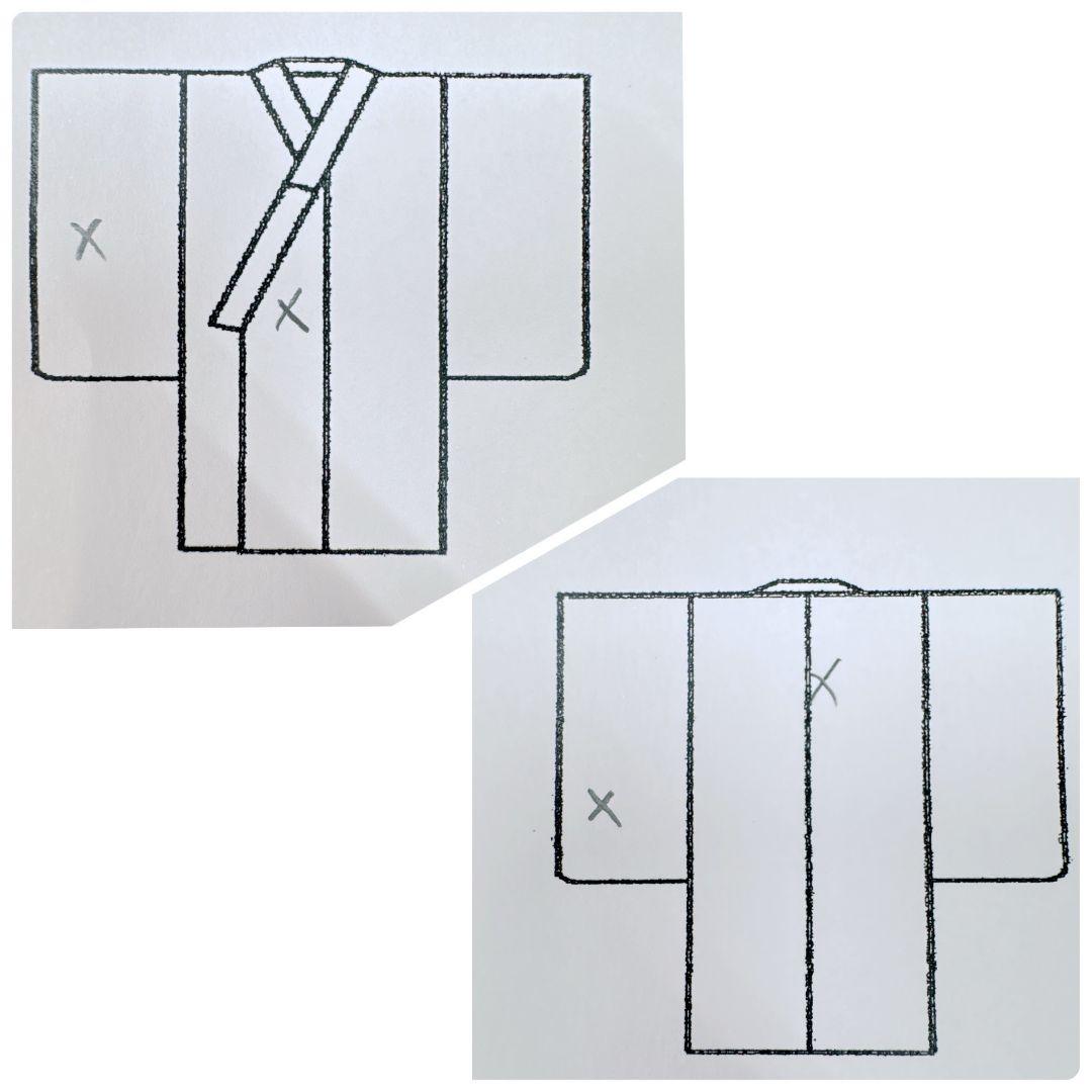 Buruburu　フルセット　きもの青　　簡単半襟　小物セット7282