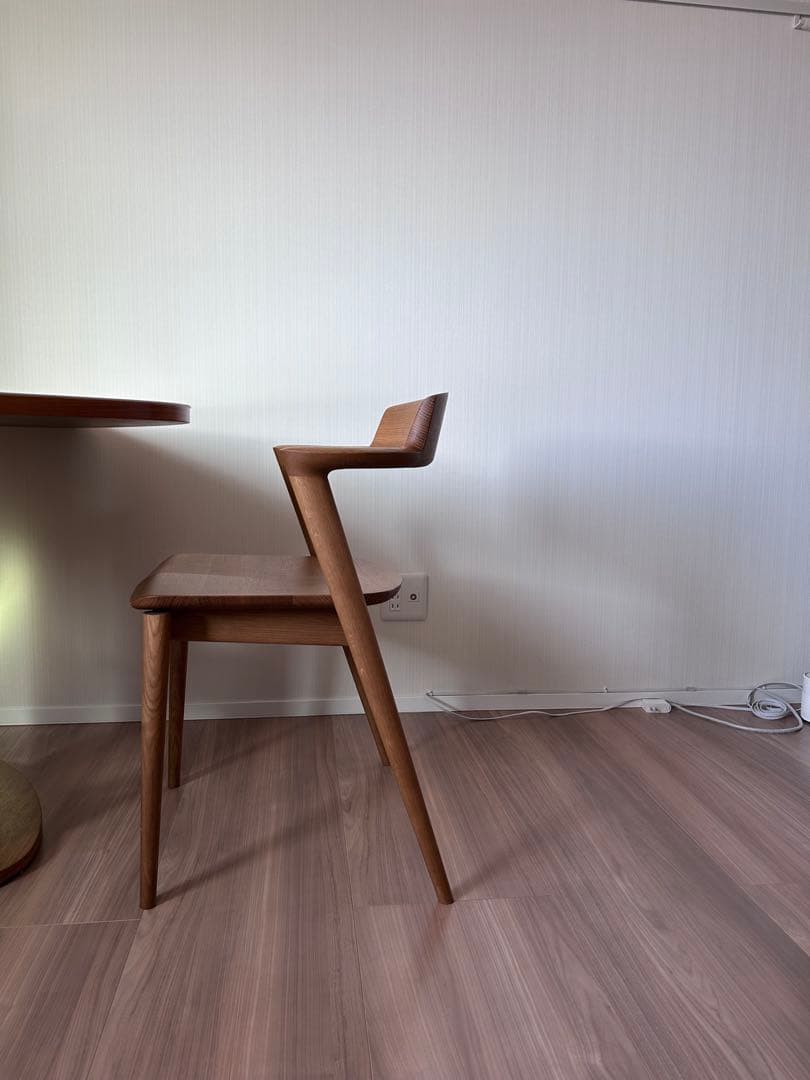 はな＊　飛騨産業 SEOTO セミアームチェア 2脚目有 N5 板座①