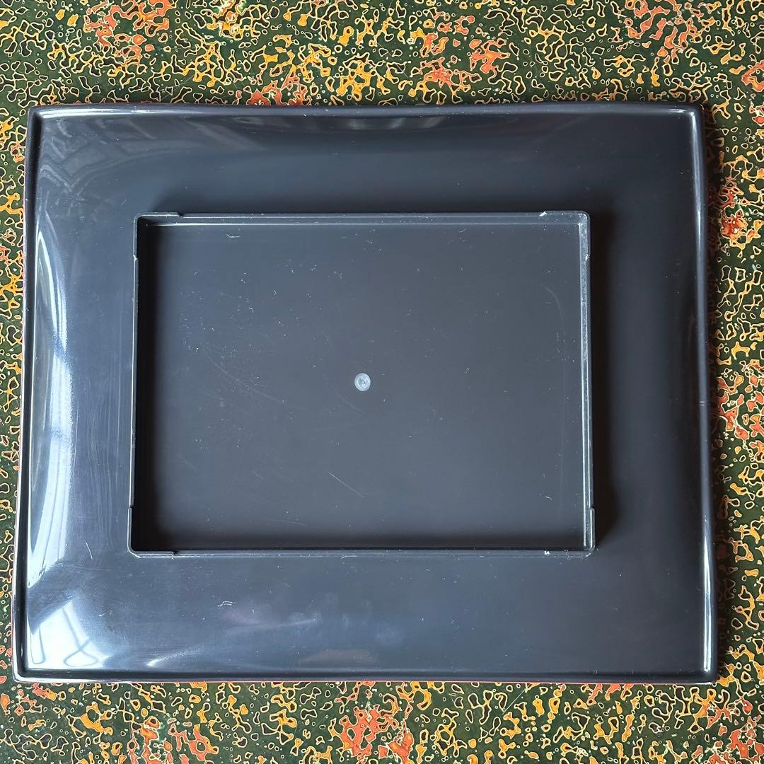 【美品】 清流盛器 色紙金箔渕朱 バイキング S•H塗 ABS樹脂 盛皿