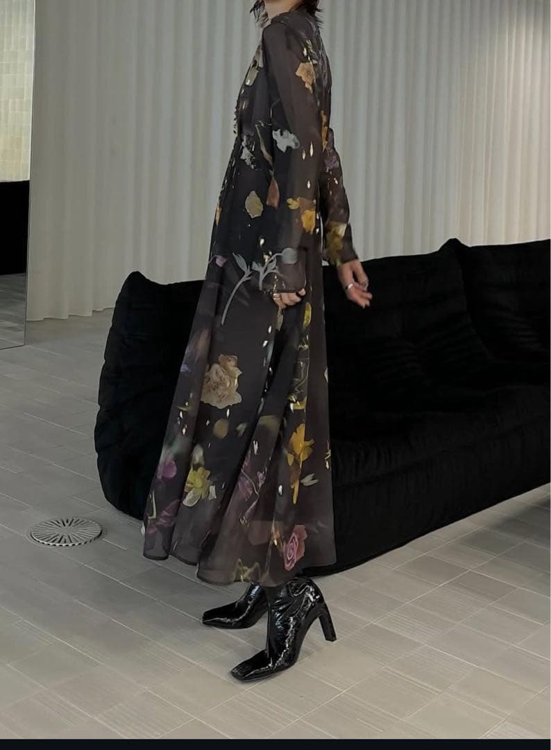 ［美品］アメリヴィンテージ　SCAN FLOWER DRESS