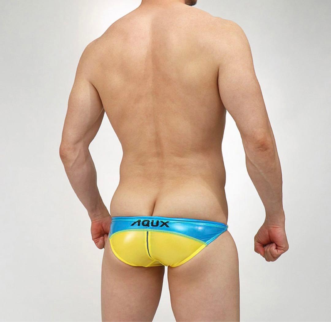 【Yellow:L】AQUX Simple Sheer 競パン