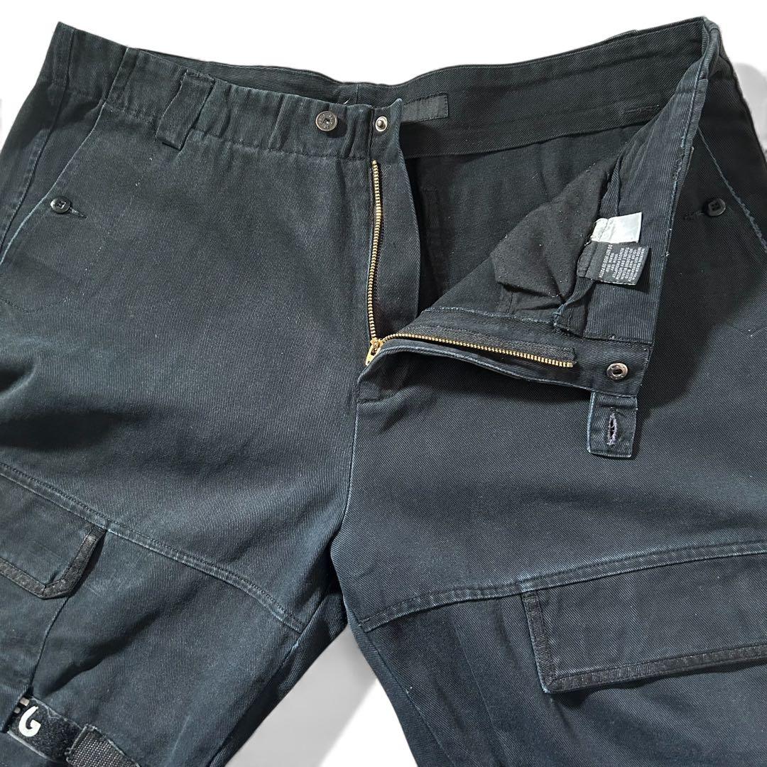 MARITHE FRANCIOS GIRBAUD シャトルパンツ W42 黒