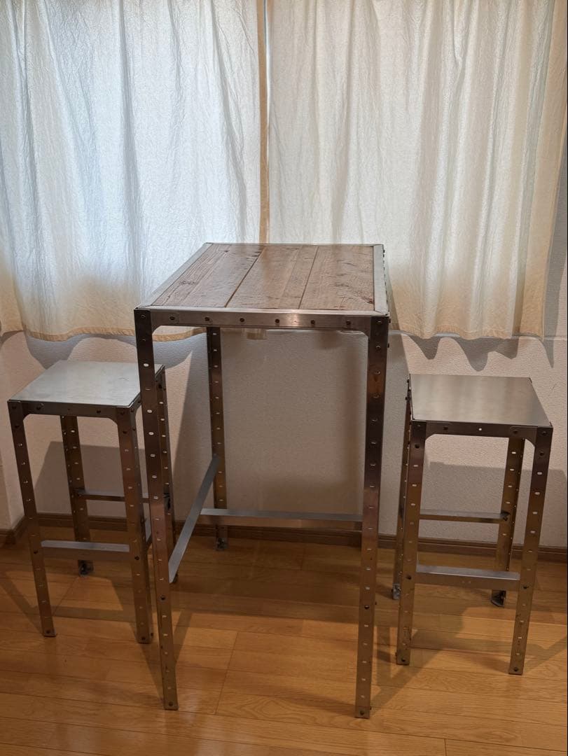 MILLS カフェテーブルセット｜アイアン家具