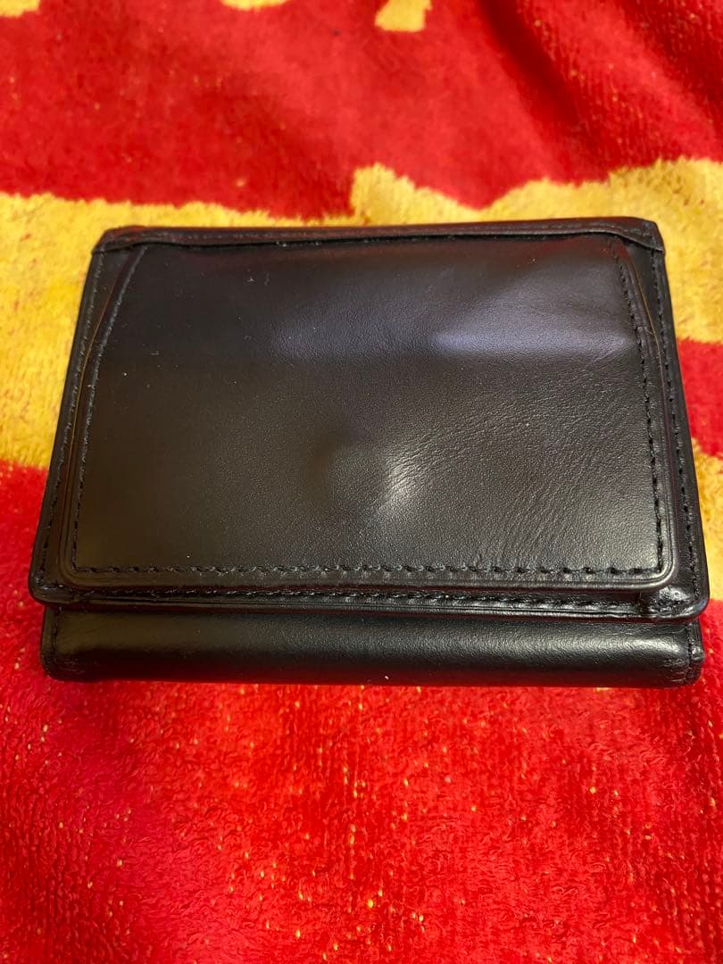 二宮五郎商店・クロムエクセル・三つ折り財布・オリーブ・USED