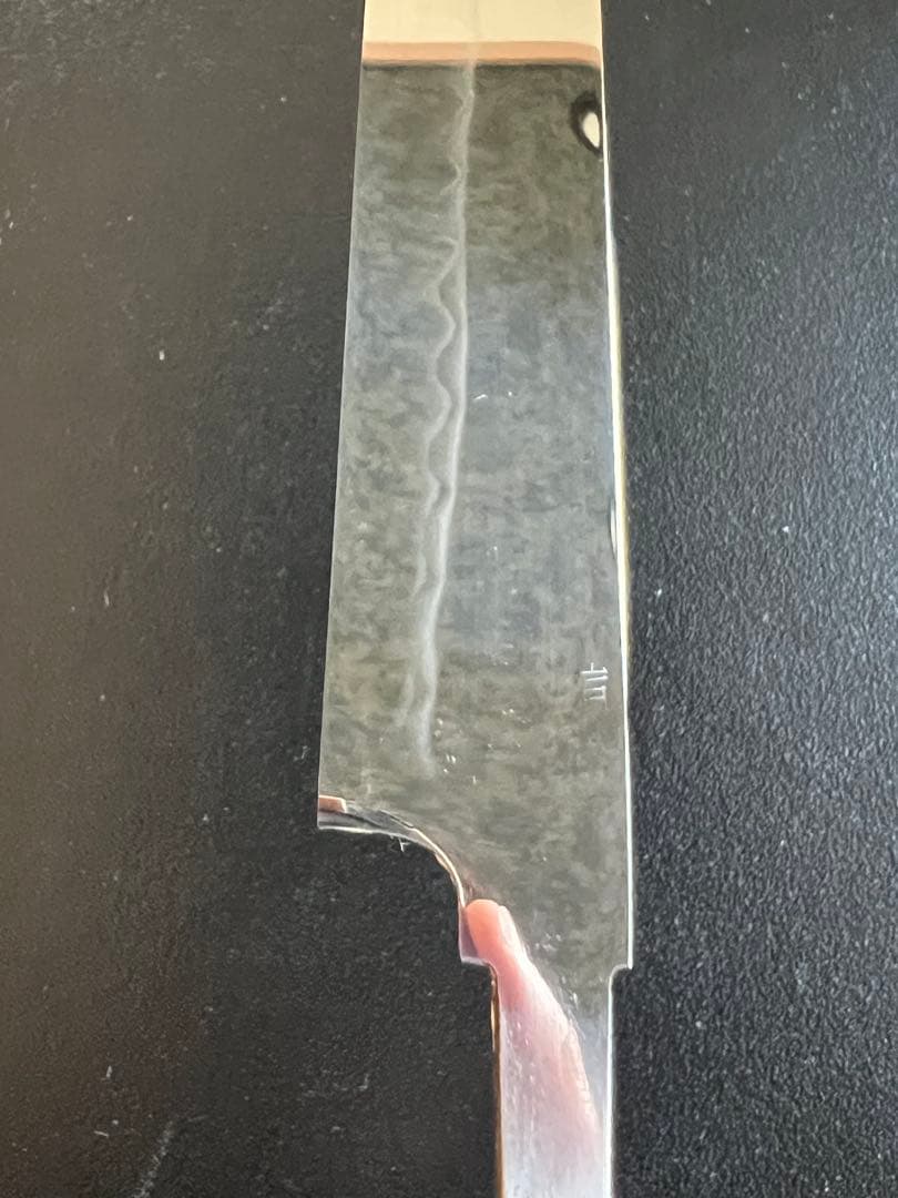 堺刀司　岩國作　河豚引き包丁　水焼本焼　9寸五分