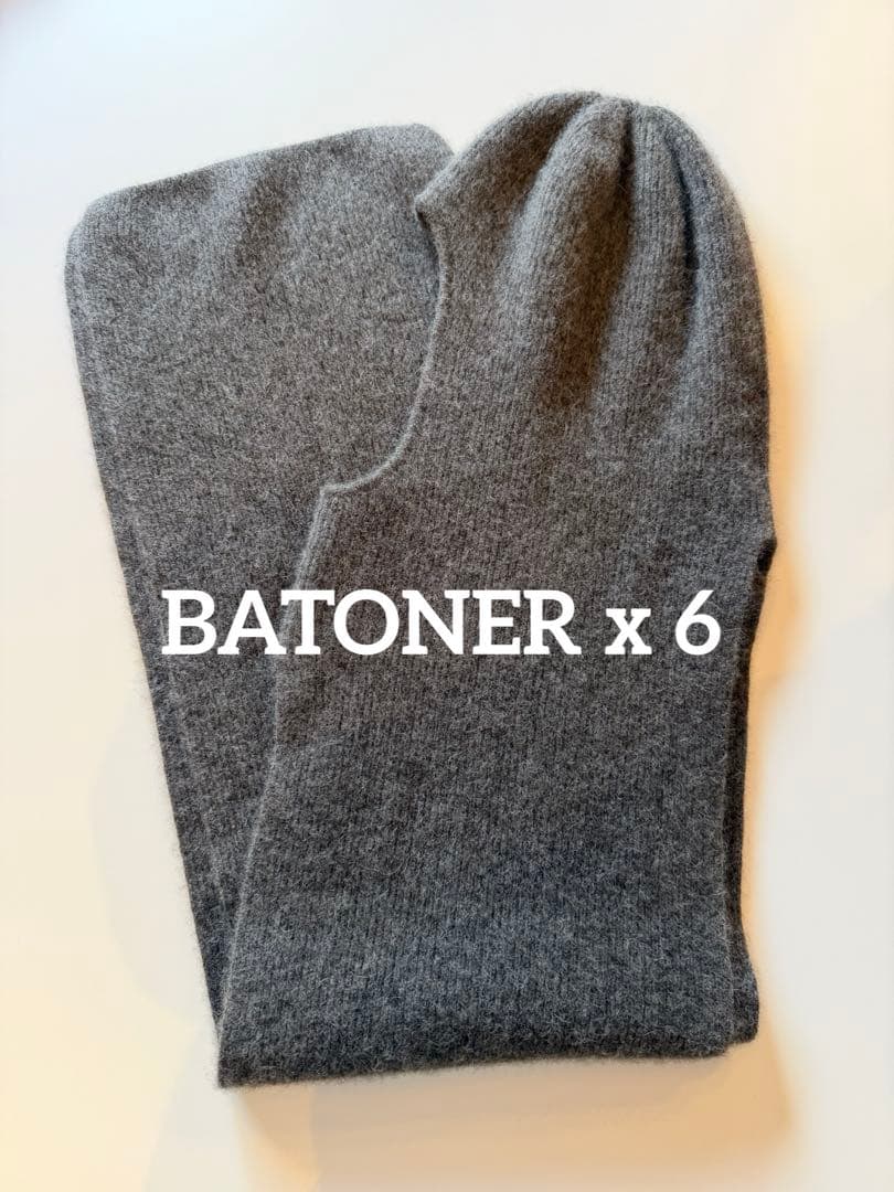 小物 BATONER x 6(ROKU) CASHMERE FOX BALACLAVA