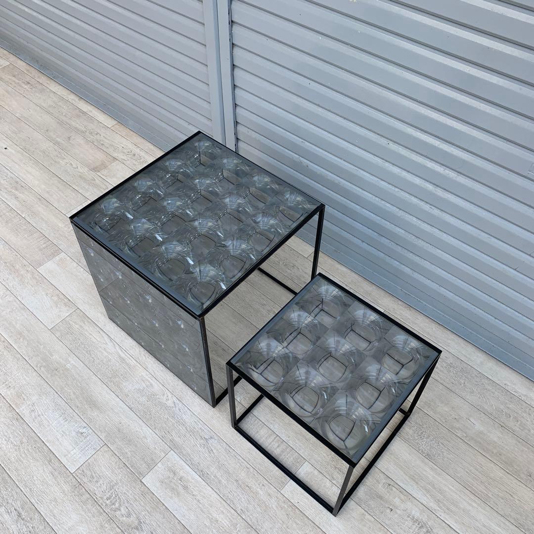 希少　B&B ITALIA / LENZ（レンズ）　セット　撮影　サイドテーブル