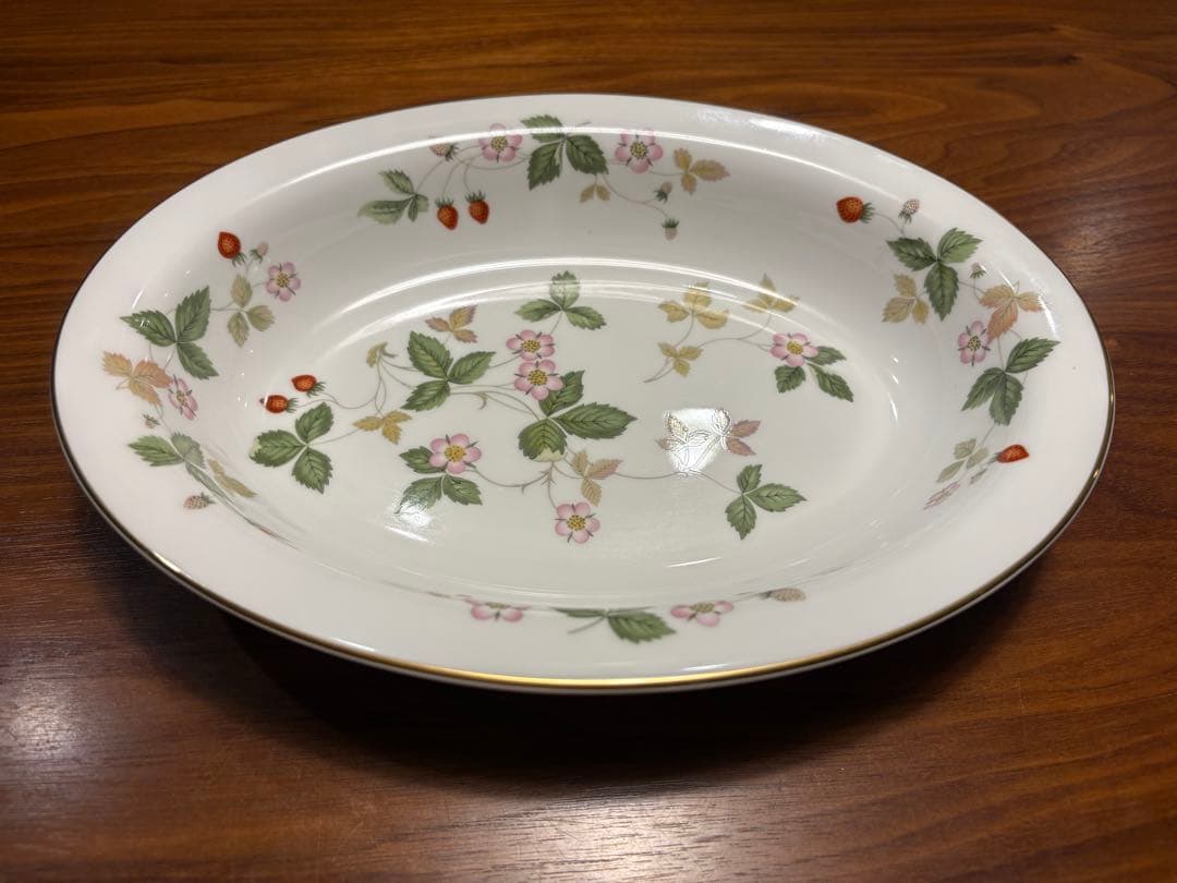 ウェッジウッドワイルドストロベリー オープンベジタブルディッシュ　2枚組