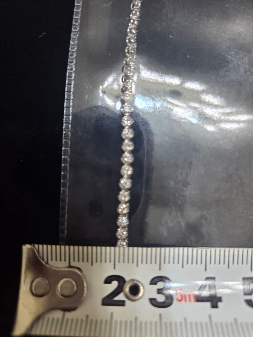 天然フルダイヤモンド2ct テニスブレスレット