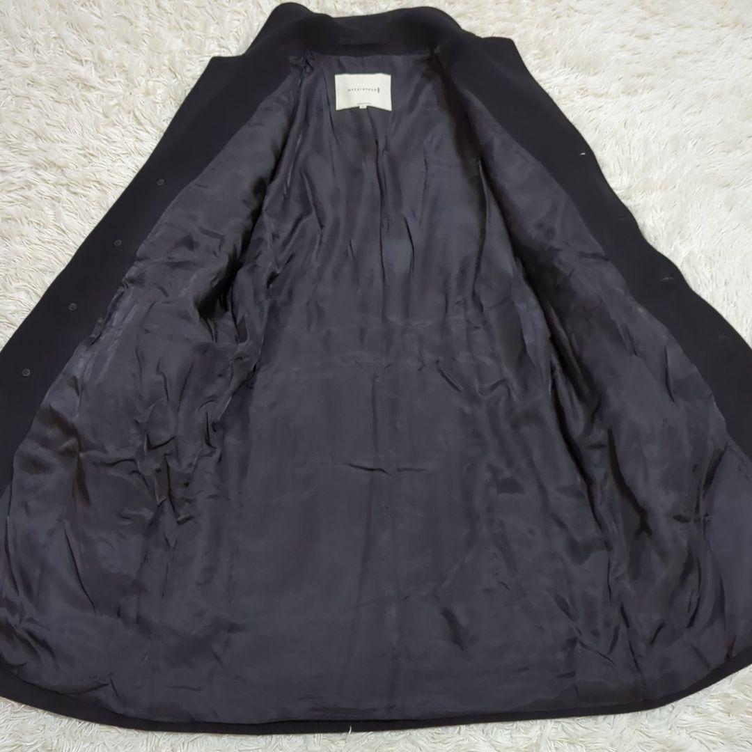 美品 マッキントッシュ 白タグ チェスターコート 英国製 ラグランスリーブ