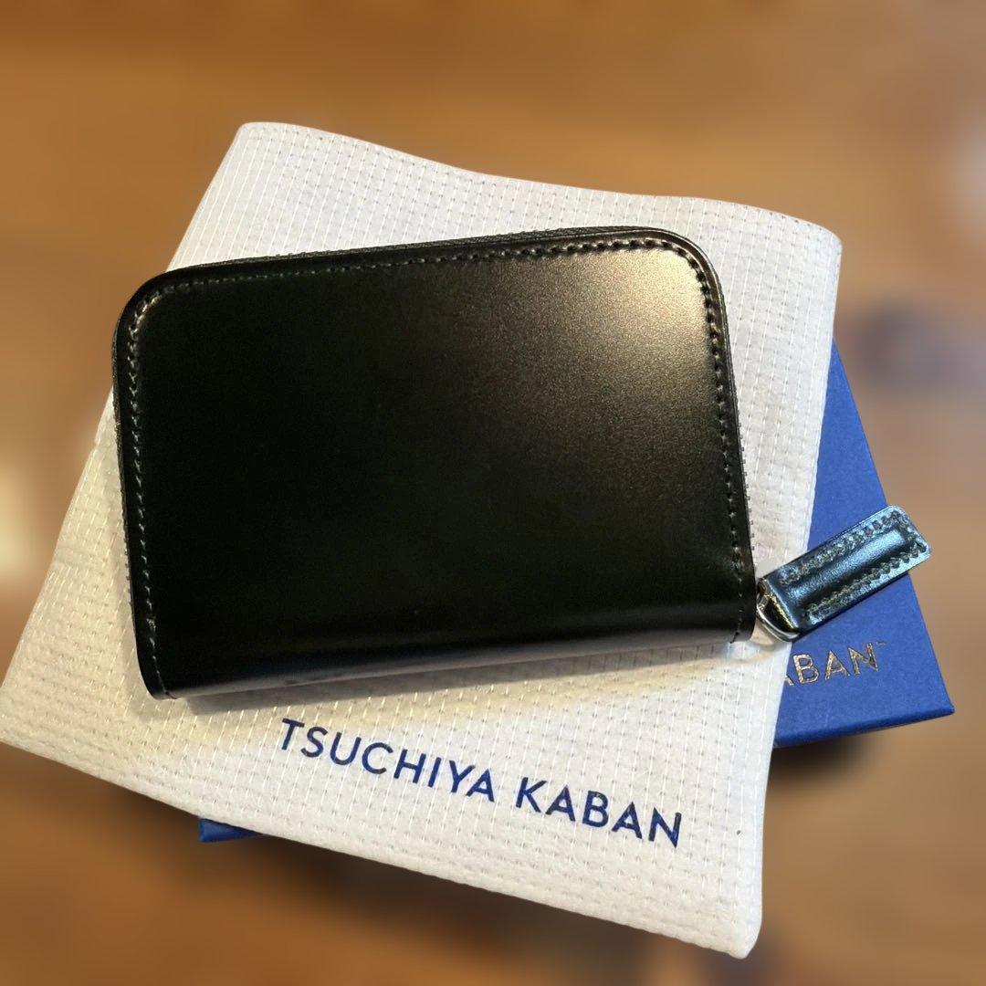 土屋鞄　コードバン コンパクトLファスナー