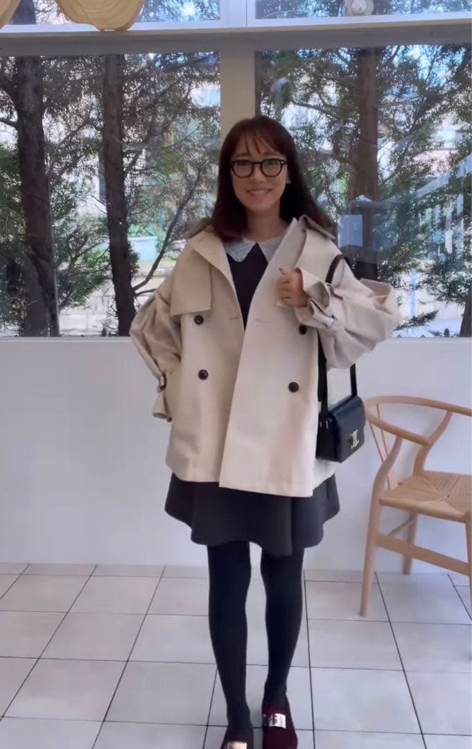 rosymonster ロージーモンスター　トレンチコート　ベージュ