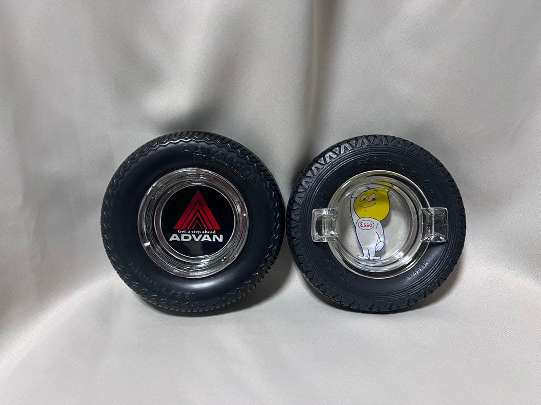 アドバン　ADVAN ヨコハマ　横浜　エッソボーイ　灰皿　タイヤ　激レア　レトロ