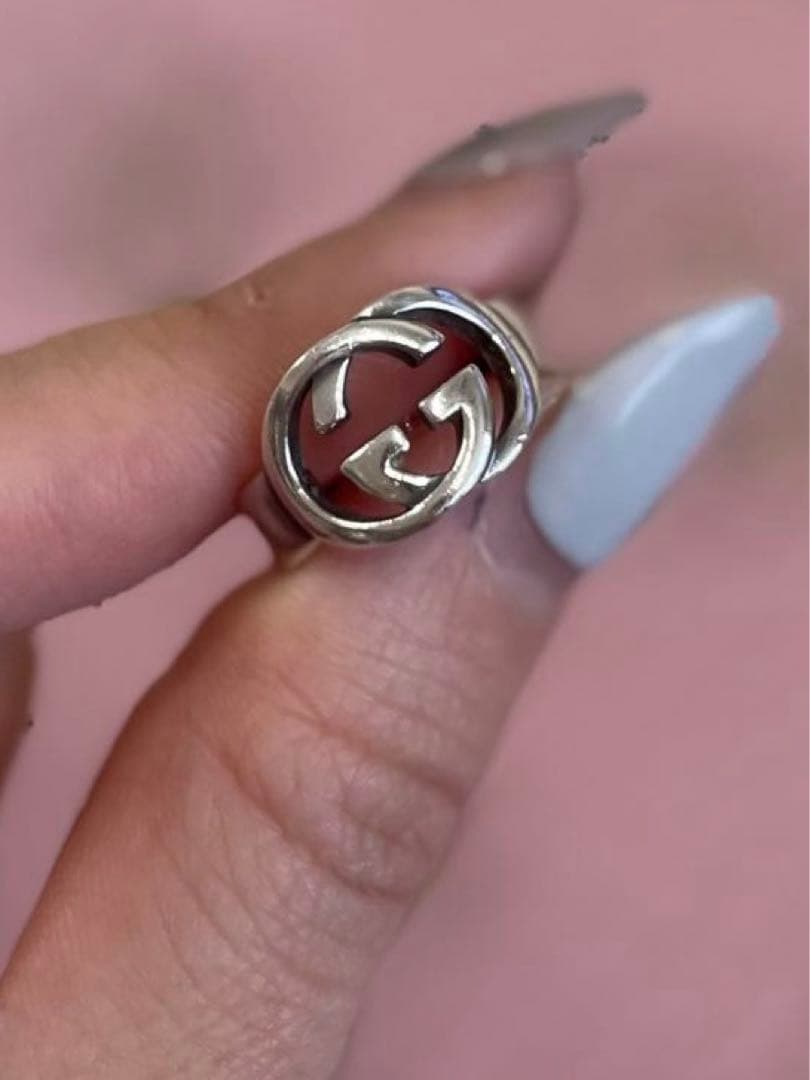 GUCCI リング 10号　シルバー インターロッキングG ユニセックス