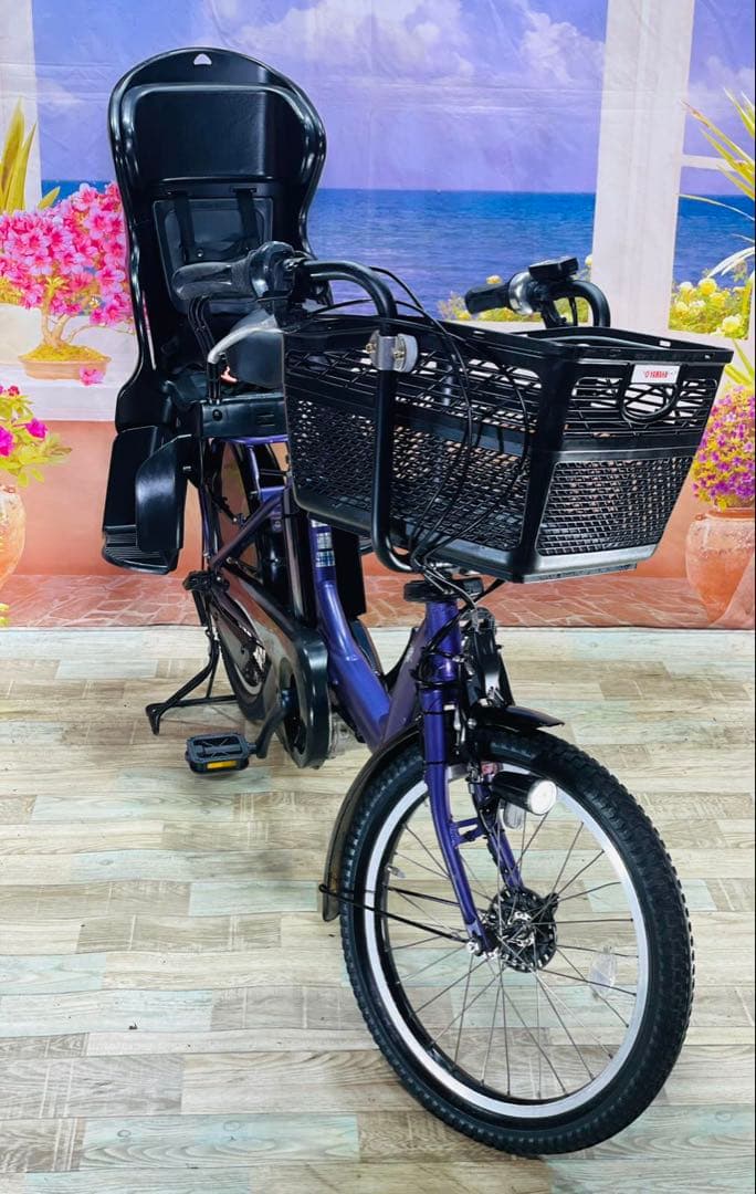 ヤマハパスキス⭐️人気モデル！子供乗せ電動アシスト自転車Y3165