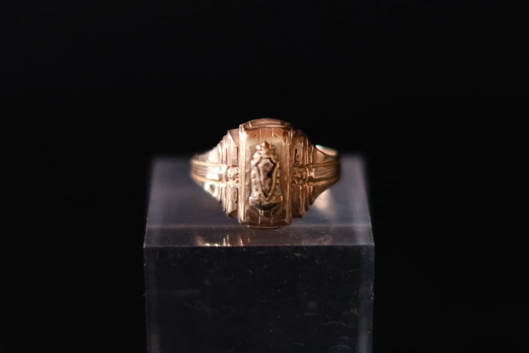 アメリカアンティーク｜10k gold School Ring