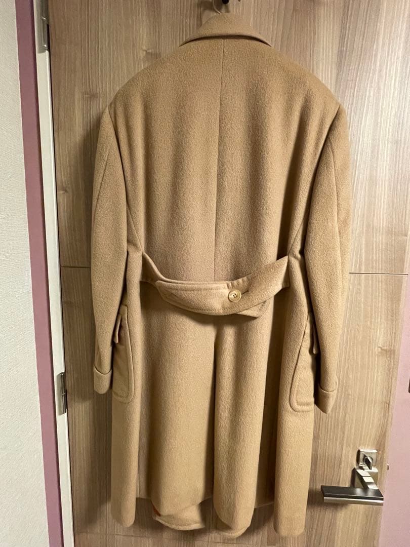 キャメル　ダブルコート