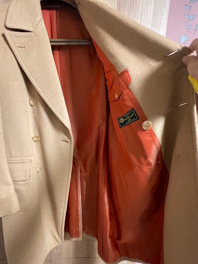 キャメル　ダブルコート