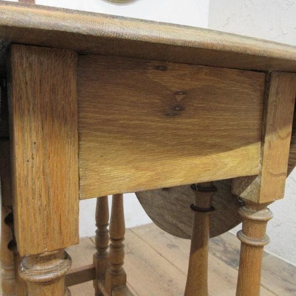 イギリス アンティーク 家具 ゲートレッグテーブル ダイニング 英国 6984d