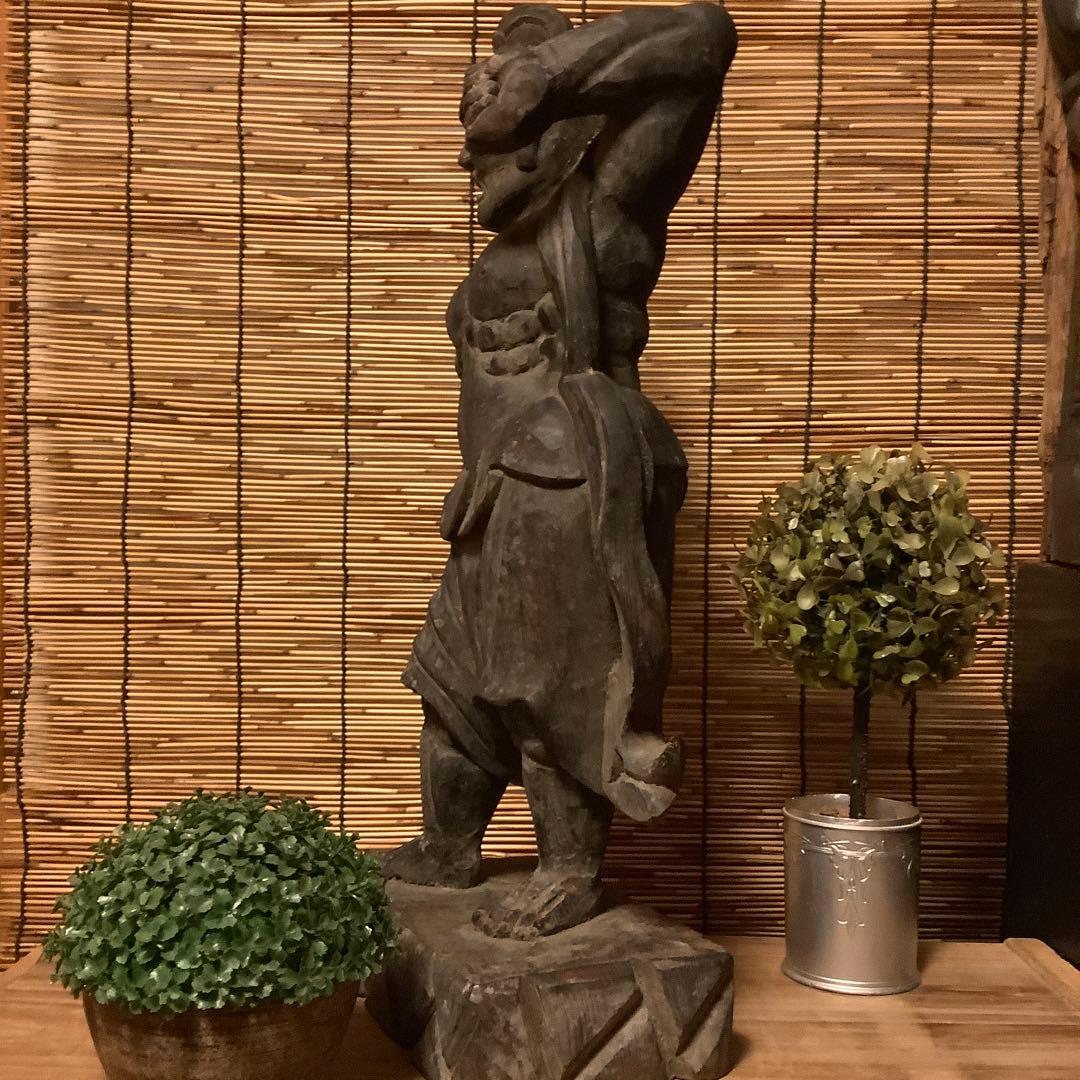 コダック様keep江戸期・護法善神「仁王・那羅延金剛像」金剛力士・守護神・特大