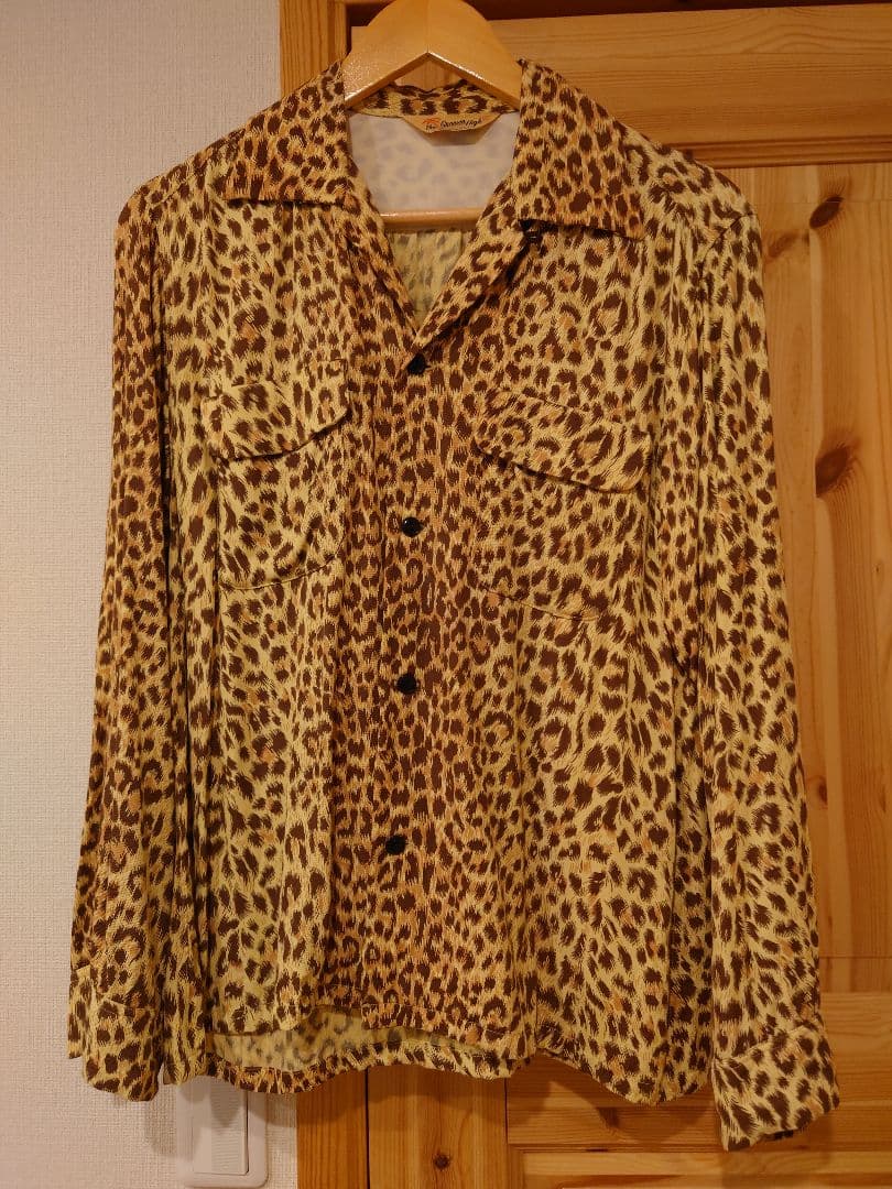 The Groovin High　グルービンハイ　レーヨンシャツレオパード　M