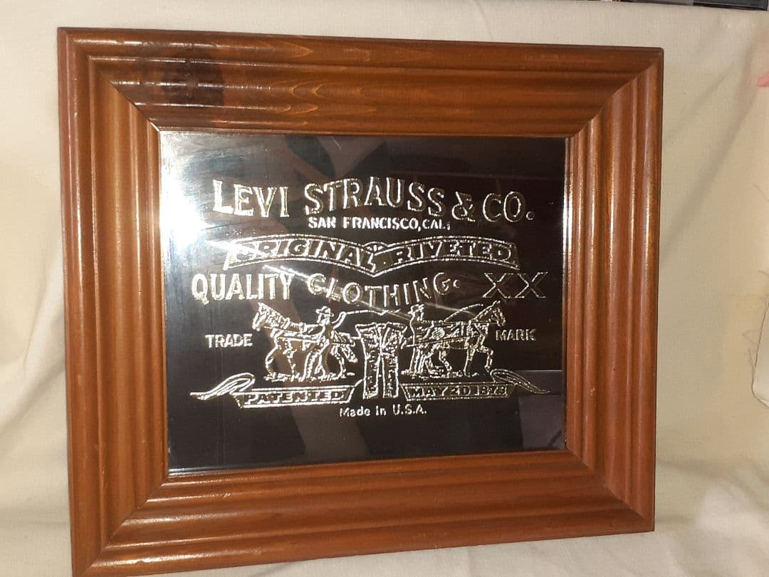 スペシャル 70's リーバイス パブミラー 当時物 オリジナル ヴィンテージ