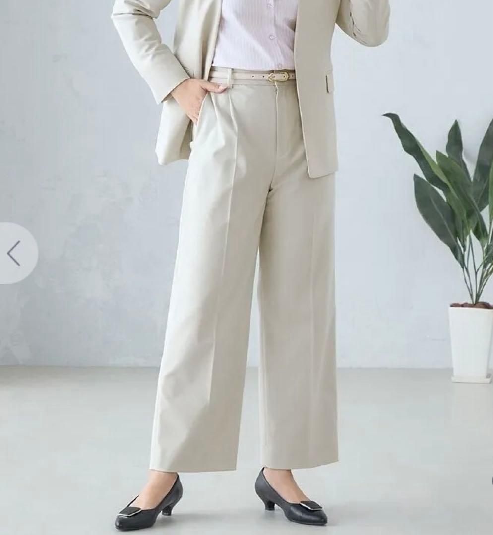 アオキ　レディース　スーツ　Oggi 2Wayストレッチツイル ワイドパンツ