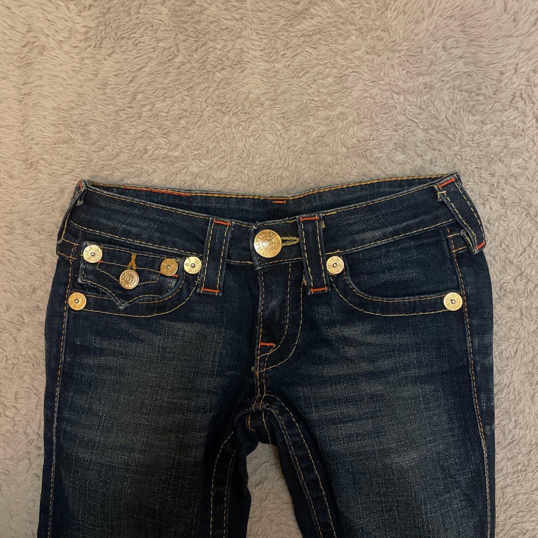 TRUE RELIGION デニムパンツ フレア インディゴ 24 USA製